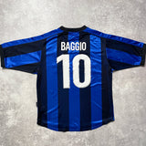 【正規品1999-2000 NIKE Inter Milan home BAGGIO #10】