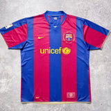 【正規品2007-2008 NIKE FC Barcelona home shirt】