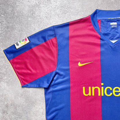 【正規品2007-2008 NIKE FC Barcelona home shirt】