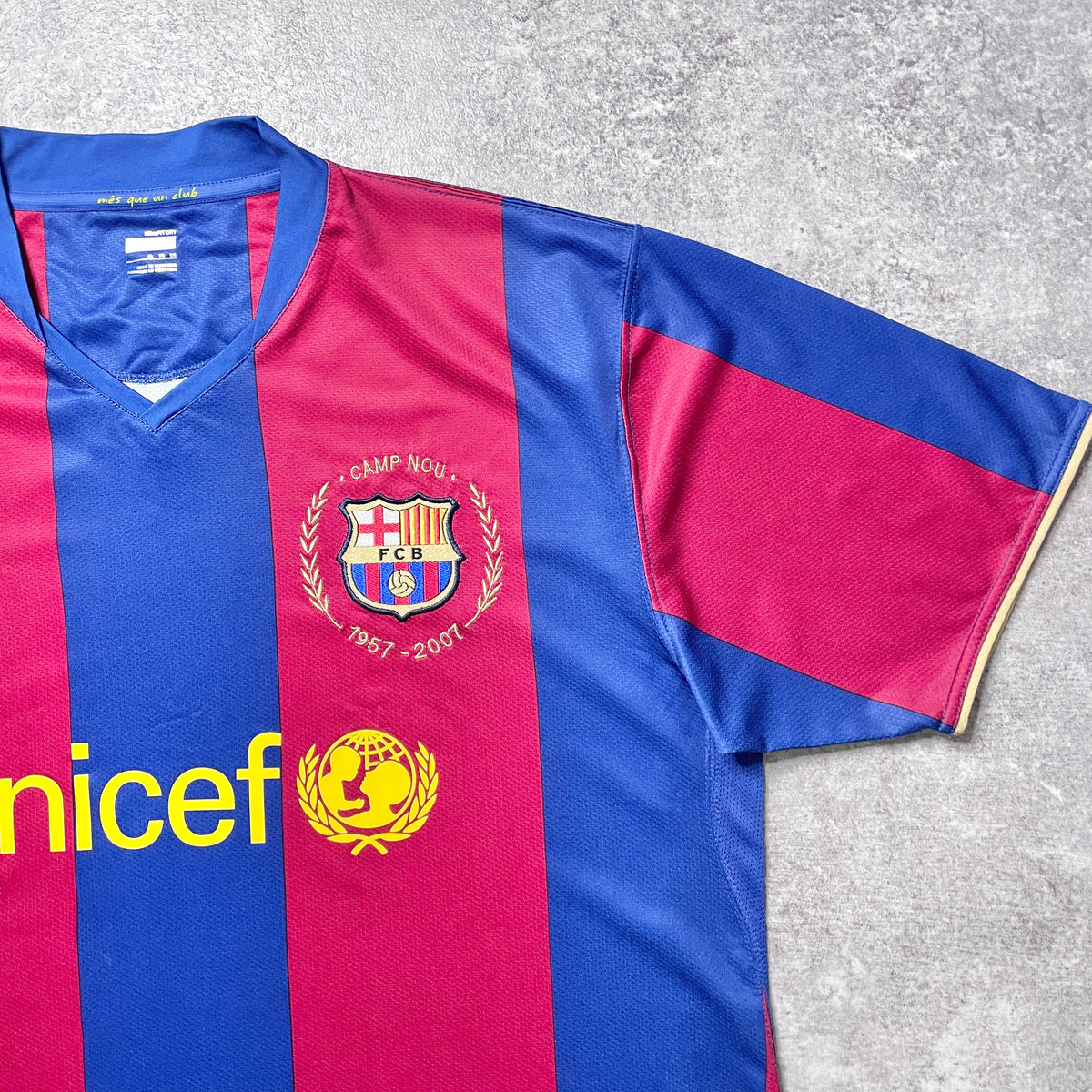 【正規品2007-2008 NIKE FC Barcelona home shirt】
