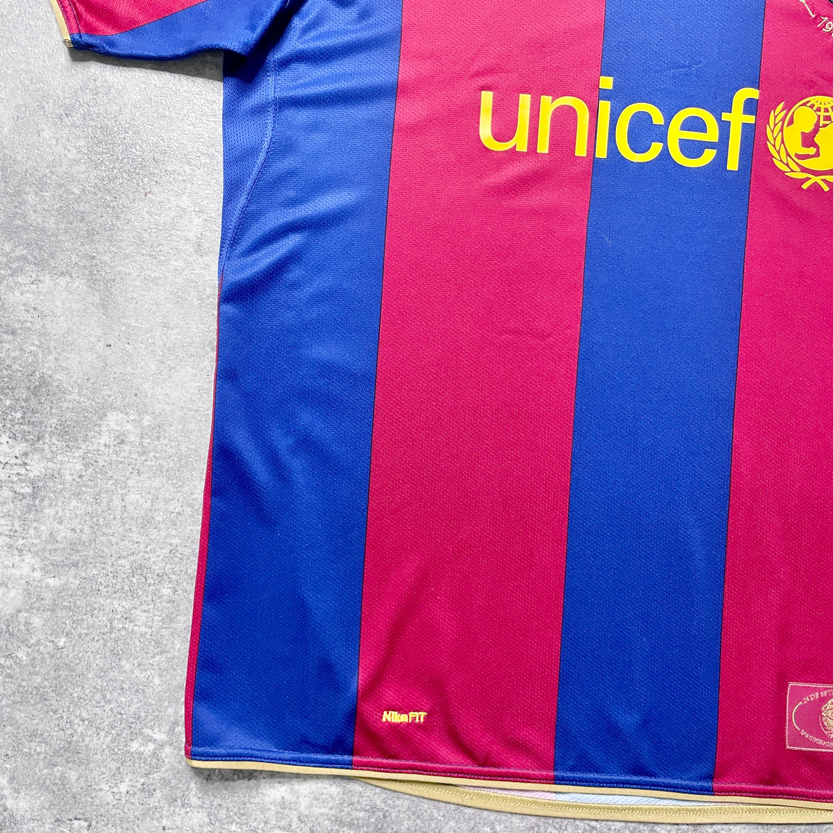 【正規品2007-2008 NIKE FC Barcelona home shirt】