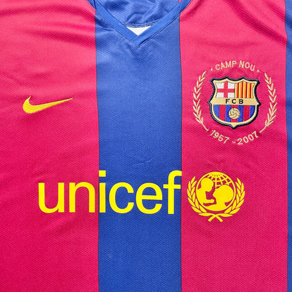 【正規品2007-2008 NIKE FC Barcelona home shirt】