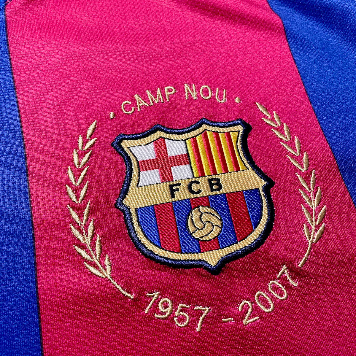 【正規品2007-2008 NIKE FC Barcelona home shirt】