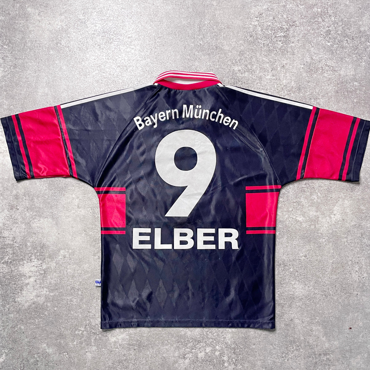 【正規品1997-1999 adidas Bayern München home ELBER #9】