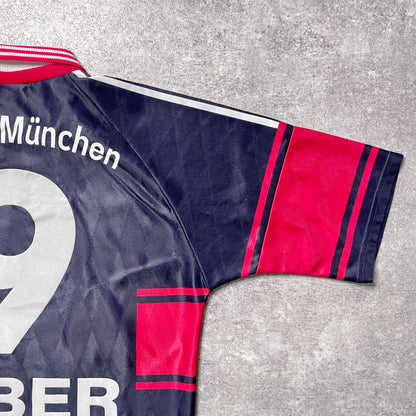 【正規品1997-1999 adidas Bayern München home ELBER #9】