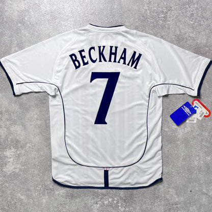 【BNWT国内正規品2001-2003 Umbro England Home Beckham #7】