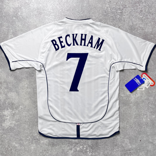 【BNWT国内正規品2001-2003 Umbro England Home Beckham #7】