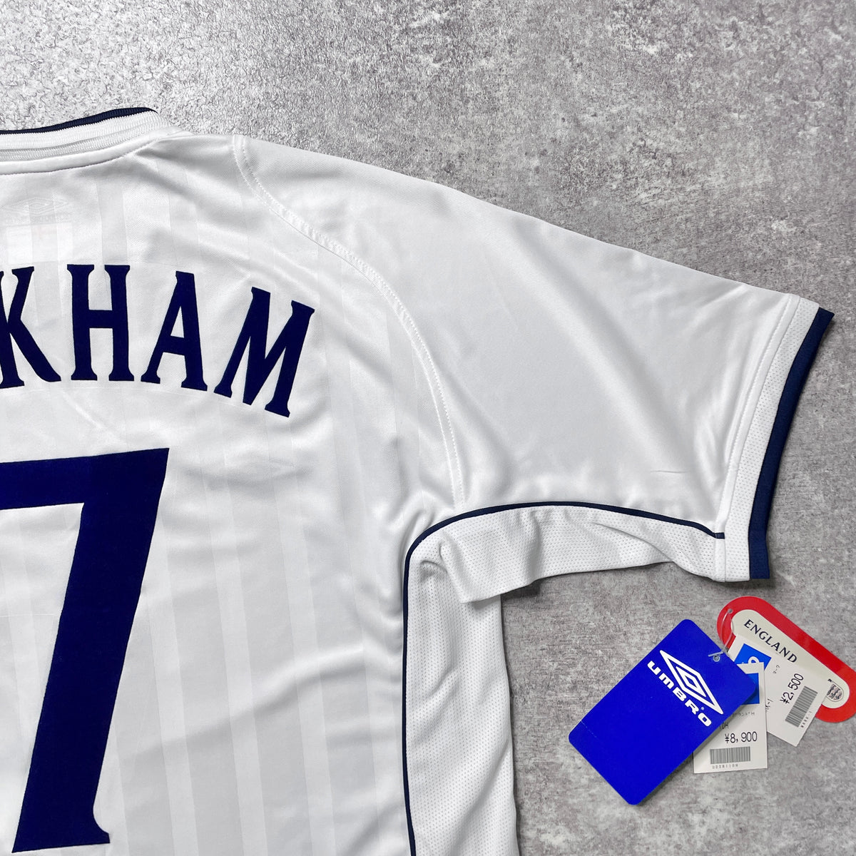 【BNWT国内正規品2001-2003 Umbro England Home Beckham #7】