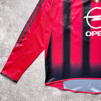 【正規品2004-2005 adidas AC Milan home L/S KALADZE #4】