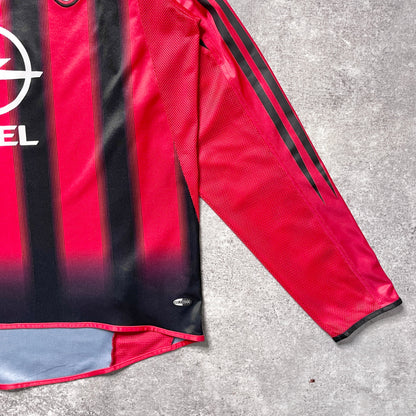 【正規品2004-2005 adidas AC Milan home L/S KALADZE #4】