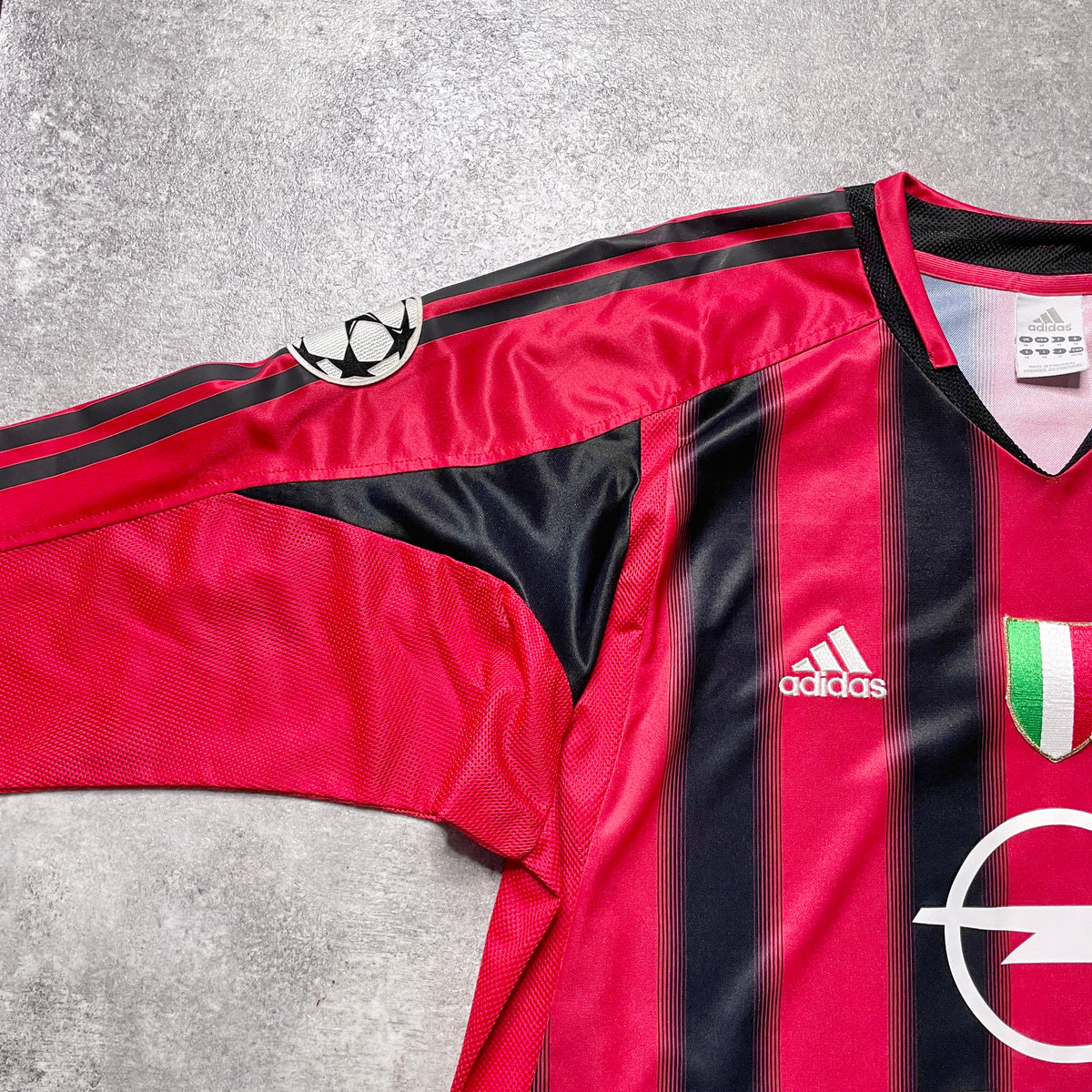 【正規品2004-2005 adidas AC Milan home L/S KALADZE #4】