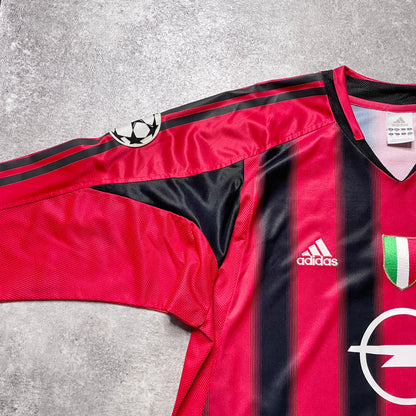 【正規品2004-2005 adidas AC Milan home L/S KALADZE #4】