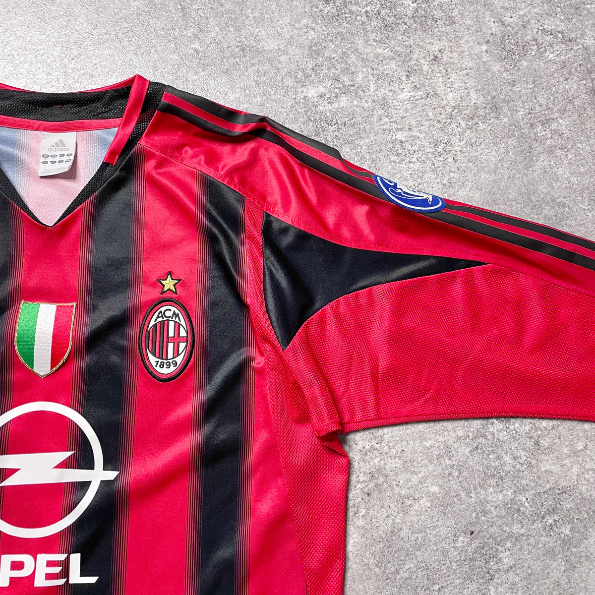 【正規品2004-2005 adidas AC Milan home L/S KALADZE #4】