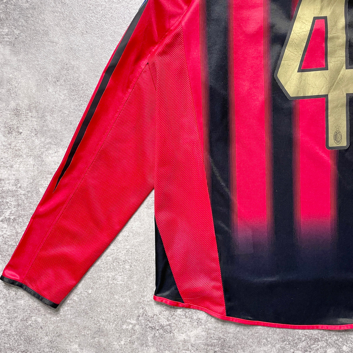 【正規品2004-2005 adidas AC Milan home L/S KALADZE #4】