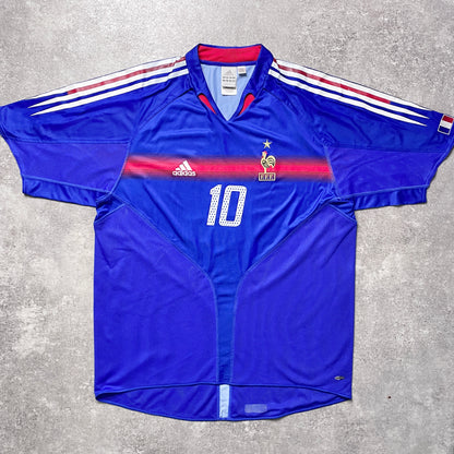 【正規品2004-2006 adidas France home ZIDANE #10】