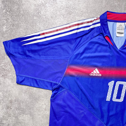 【正規品2004-2006 adidas France home ZIDANE #10】