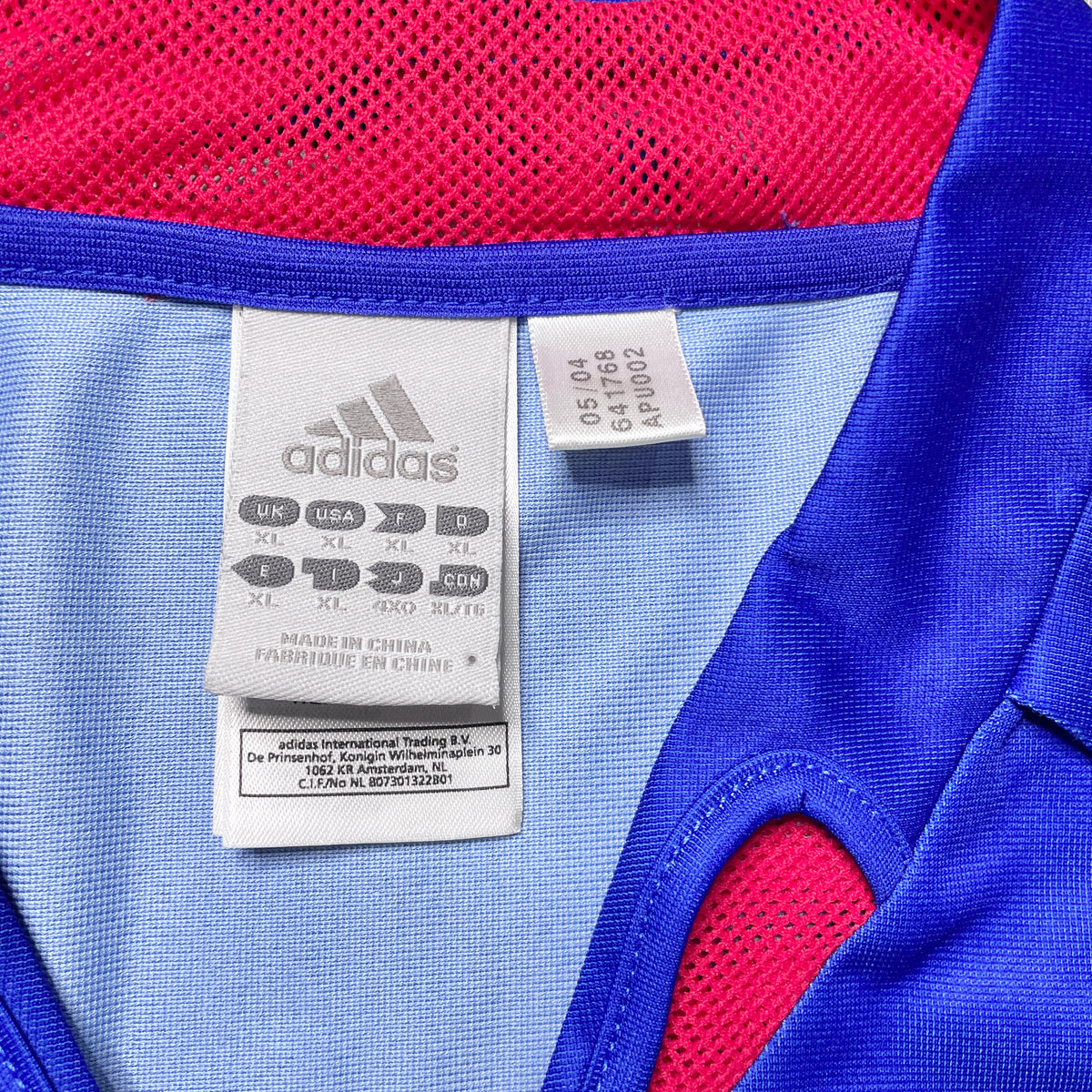 【正規品2004-2006 adidas France home ZIDANE #10】