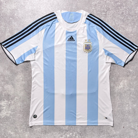 【正規品2008-2009 adidas Argentina home shirt】