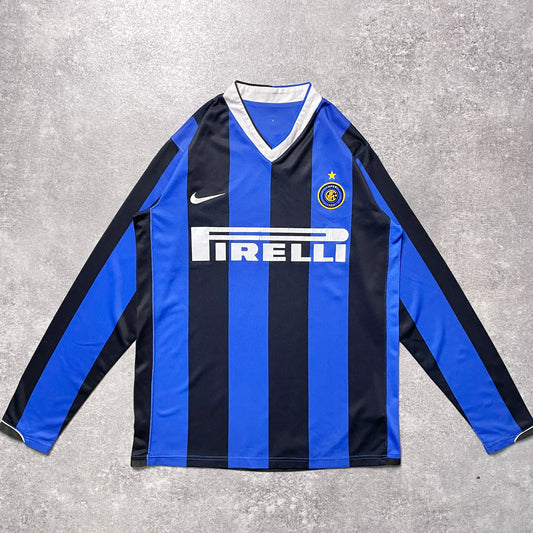 【正規品2006-2007 NIKE Inter home L/S shirt】