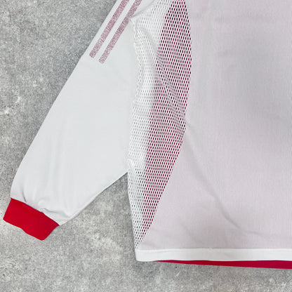 【正規選手支給品2002 adidas Turkey home L/S shirt】