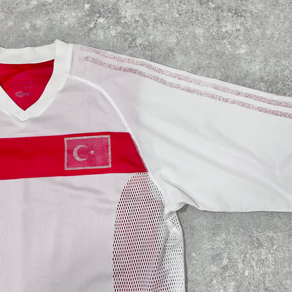 【正規選手支給品2002 adidas Turkey home L/S shirt】