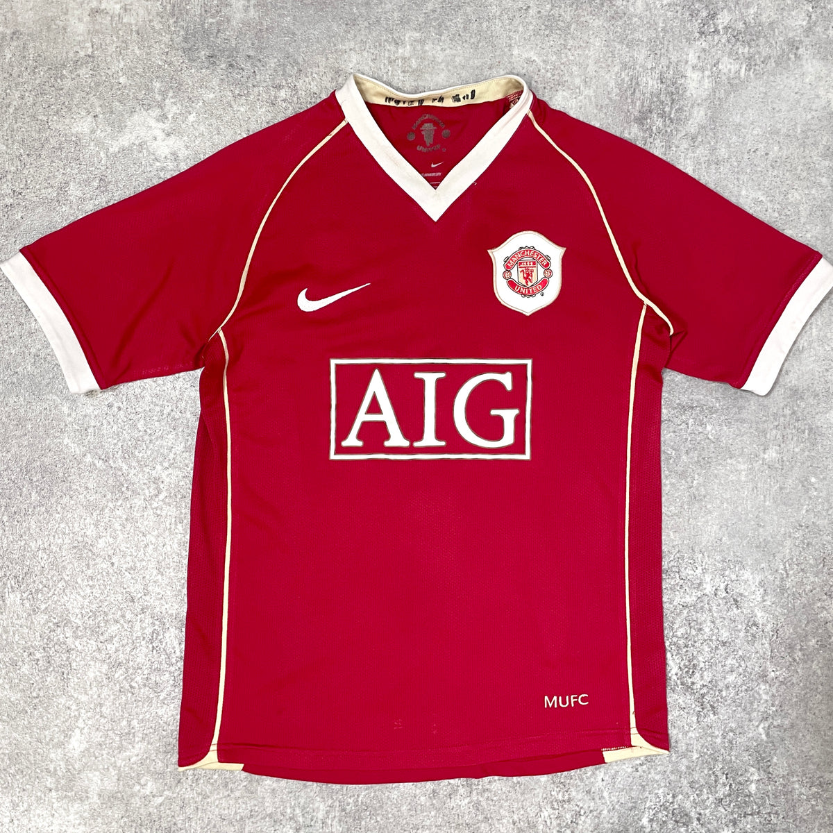 【正規品2006-2007 NIKE Manchester United home RONALDO #7】