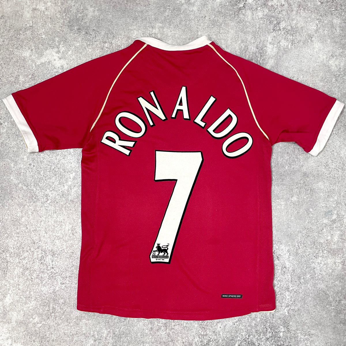 【正規品2006-2007 NIKE Manchester United home RONALDO #7】