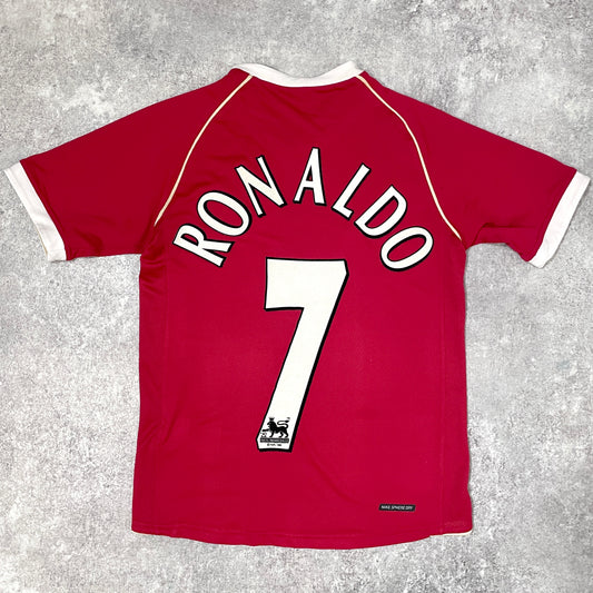 【正規品2006-2007 NIKE Manchester United home RONALDO #7】