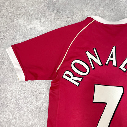 【正規品2006-2007 NIKE Manchester United home RONALDO #7】