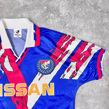 【正規品1993-1994 Mizuno 日産FC横浜マリノス home shirt】