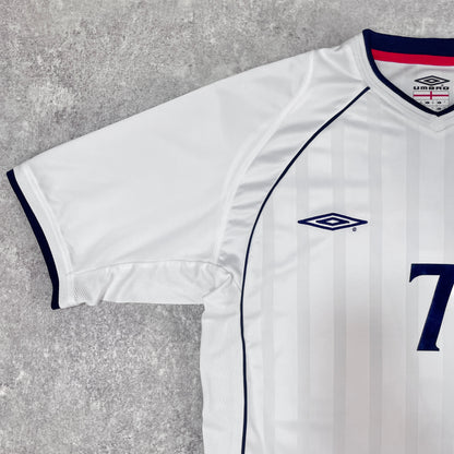 【正規品2001-2003 Umbro England Home Beckham #7】