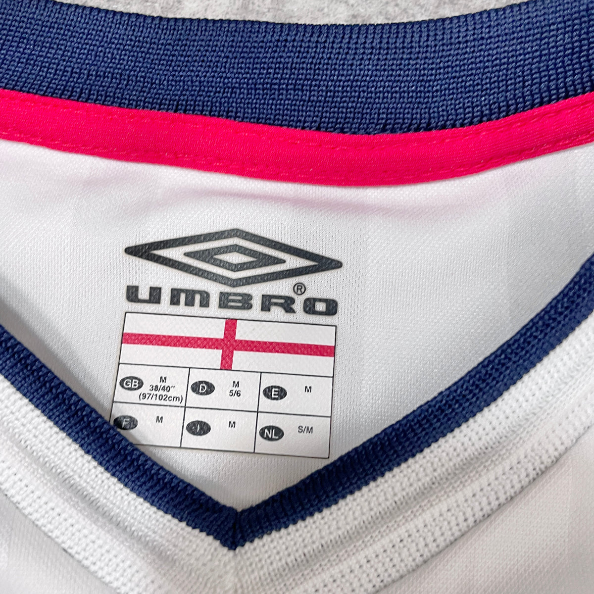 【正規品2001-2003 Umbro England Home Beckham #7】