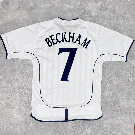 【正規品2001-2003 Umbro England Home Beckham #7】