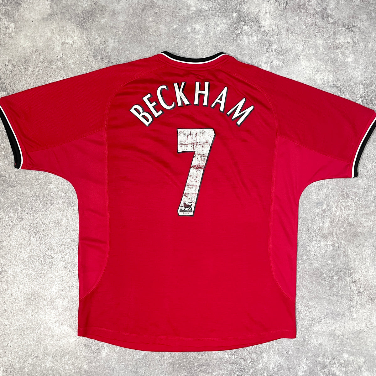 【正規品2000-2001 UMBRO Manchester united home Beckham #7】