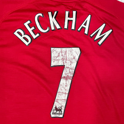 【正規品2000-2001 UMBRO Manchester united home Beckham #7】