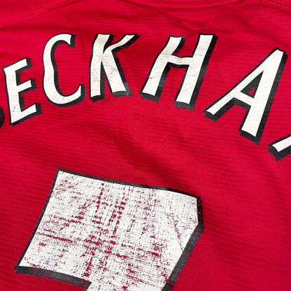【正規品2000-2001 UMBRO Manchester united home Beckham #7】