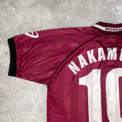 【正規品2002-2003 asics REGGINA home NAKAMURA #10】
