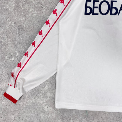 【正規品1996-1998 Kappa Red Star Belgrade away shirt】