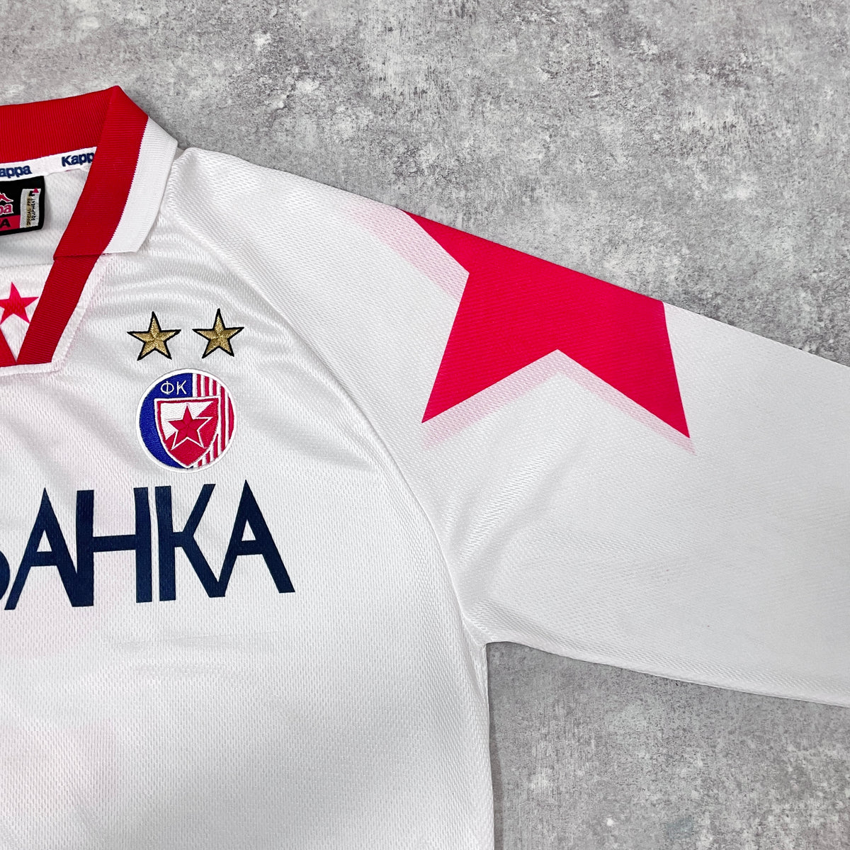 【正規品1996-1998 Kappa Red Star Belgrade away shirt】