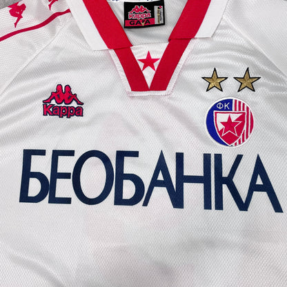 【正規品1996-1998 Kappa Red Star Belgrade away shirt】