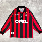 【正規品1997-1998 Lotto AC Milan home L/S #10】