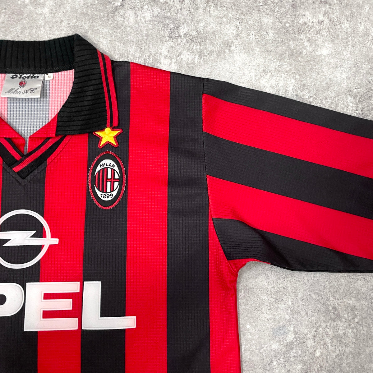 【正規品1997-1998 Lotto AC Milan home L/S #10】