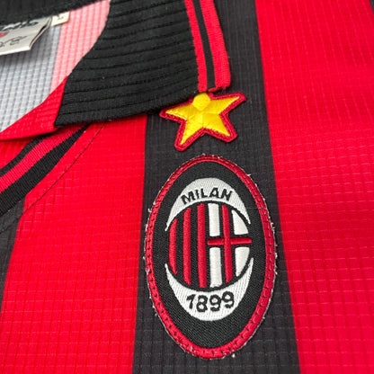 【正規品1997-1998 Lotto AC Milan home L/S #10】