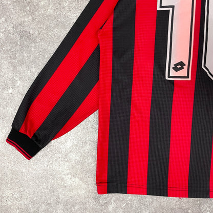 【正規品1997-1998 Lotto AC Milan home L/S #10】