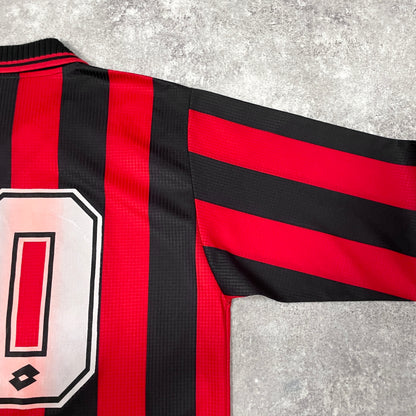 【正規品1997-1998 Lotto AC Milan home L/S #10】