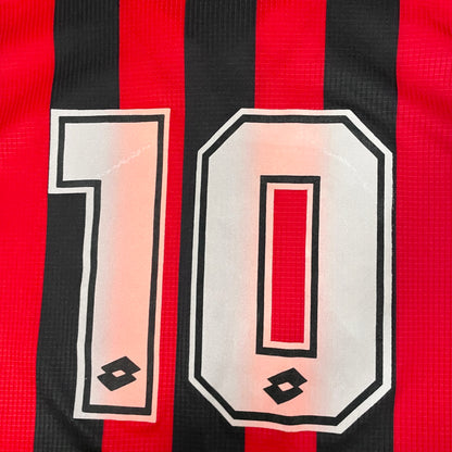 【正規品1997-1998 Lotto AC Milan home L/S #10】