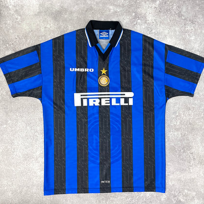 【正規品1997-1998 Umbro Inter home Ronaldo #10】
