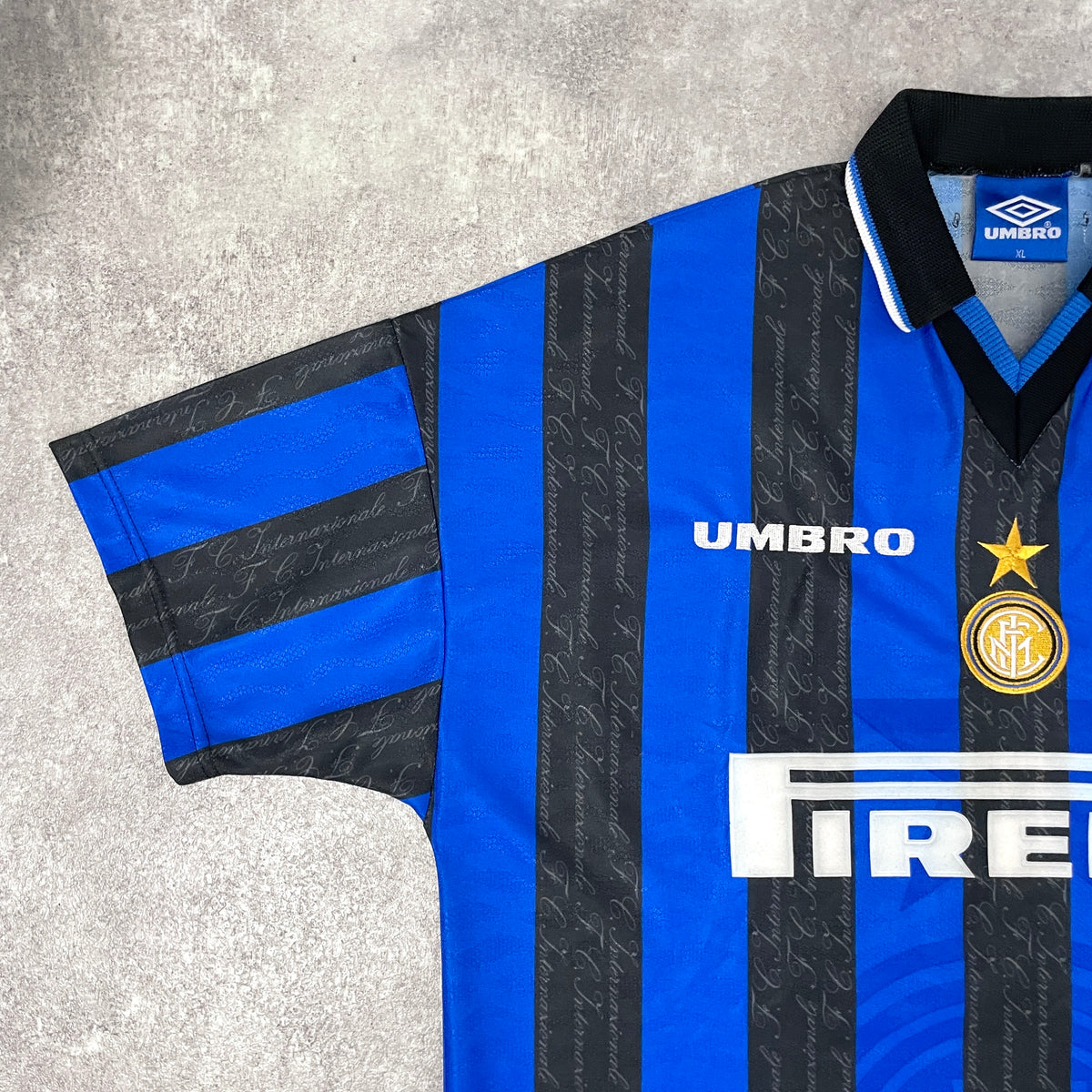 【正規品1997-1998 Umbro Inter home Ronaldo #10】