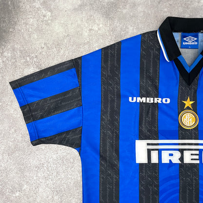 【正規品1997-1998 Umbro Inter home Ronaldo #10】