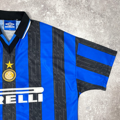 【正規品1997-1998 Umbro Inter home Ronaldo #10】